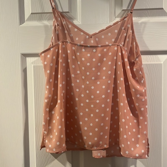 Halogen light pink polka dot tank - Picture 5 of 5